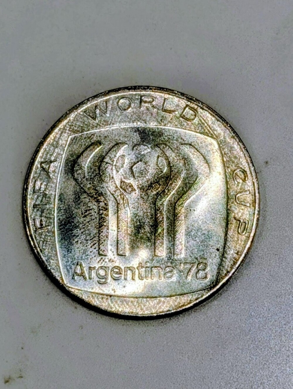 Argentina '78 World Cup Commemorative Coin - Silver Tone